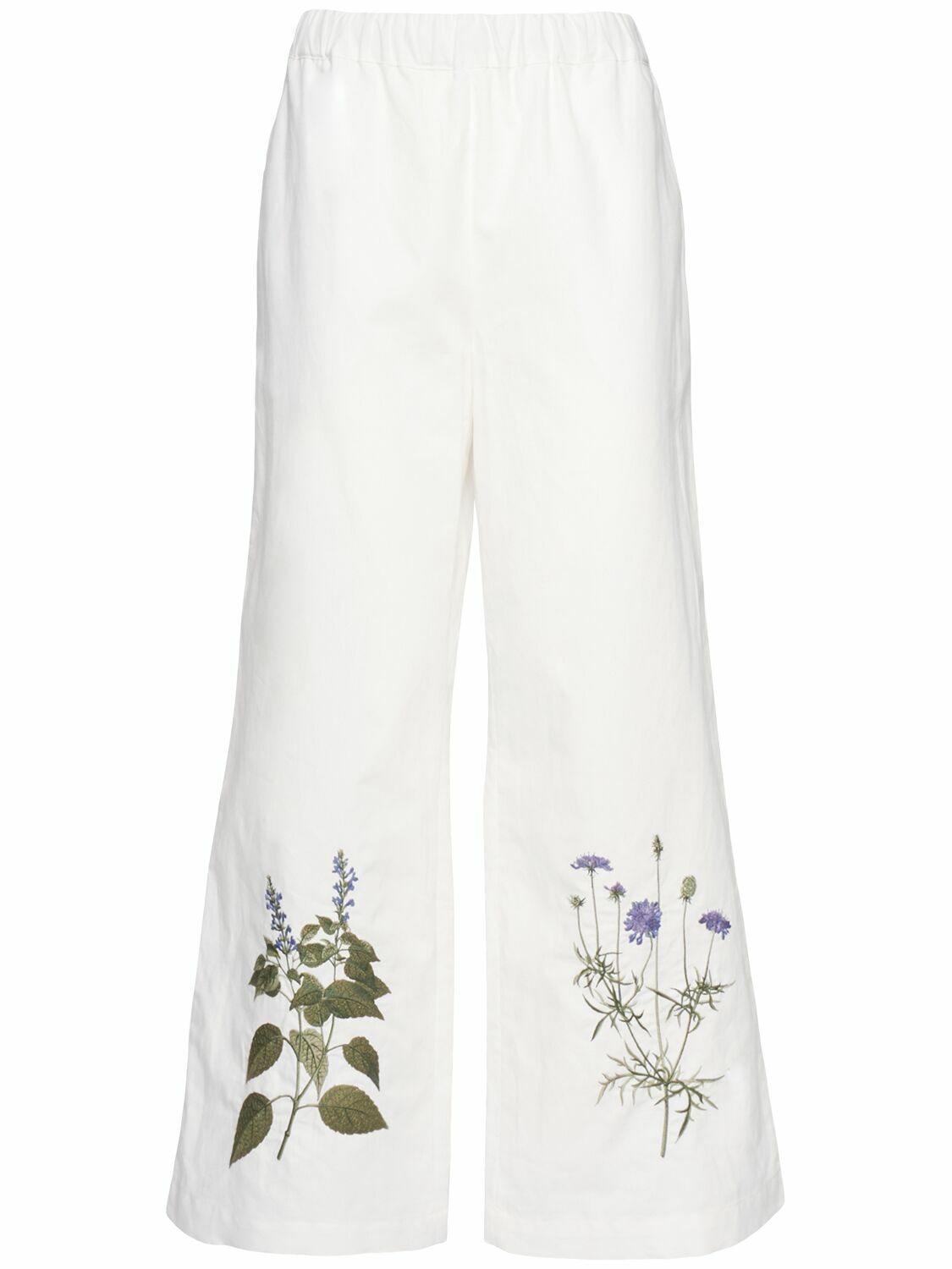 パンツ Weekend Max Mara Volante Long Trouser WEEKEND MAX MARA Volante Embroidered Wide Cropped Pants