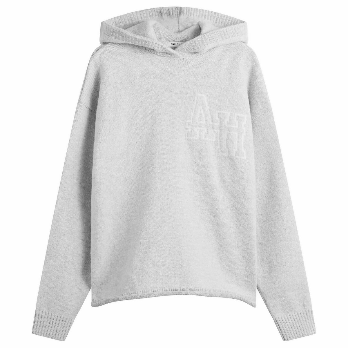 ANNIE HOOD Men's Knit Hoodie in Grey