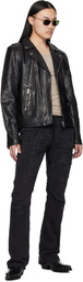 Ksubi Black Bronko Asher Trashed Jeans