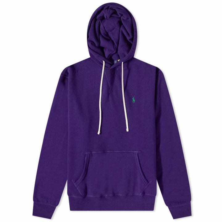 Photo: Polo Ralph Lauren Men's Classic Popover Hoody in College Purple