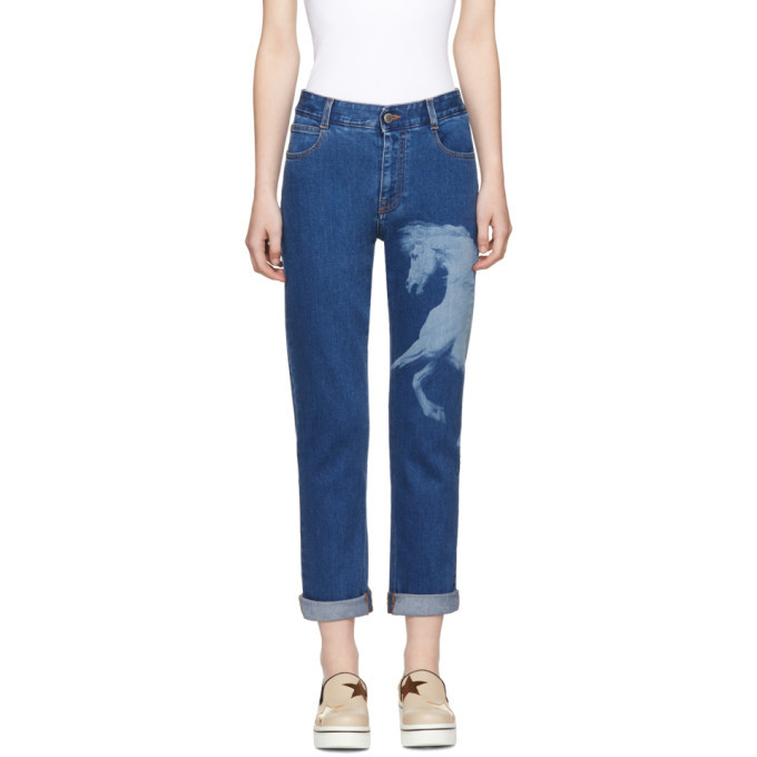 Photo: Stella McCartney Blue Pegasus Boyfriend Jeans