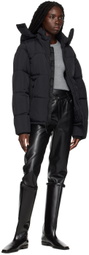 The Very Warm Black Hooded Puffer Jacket