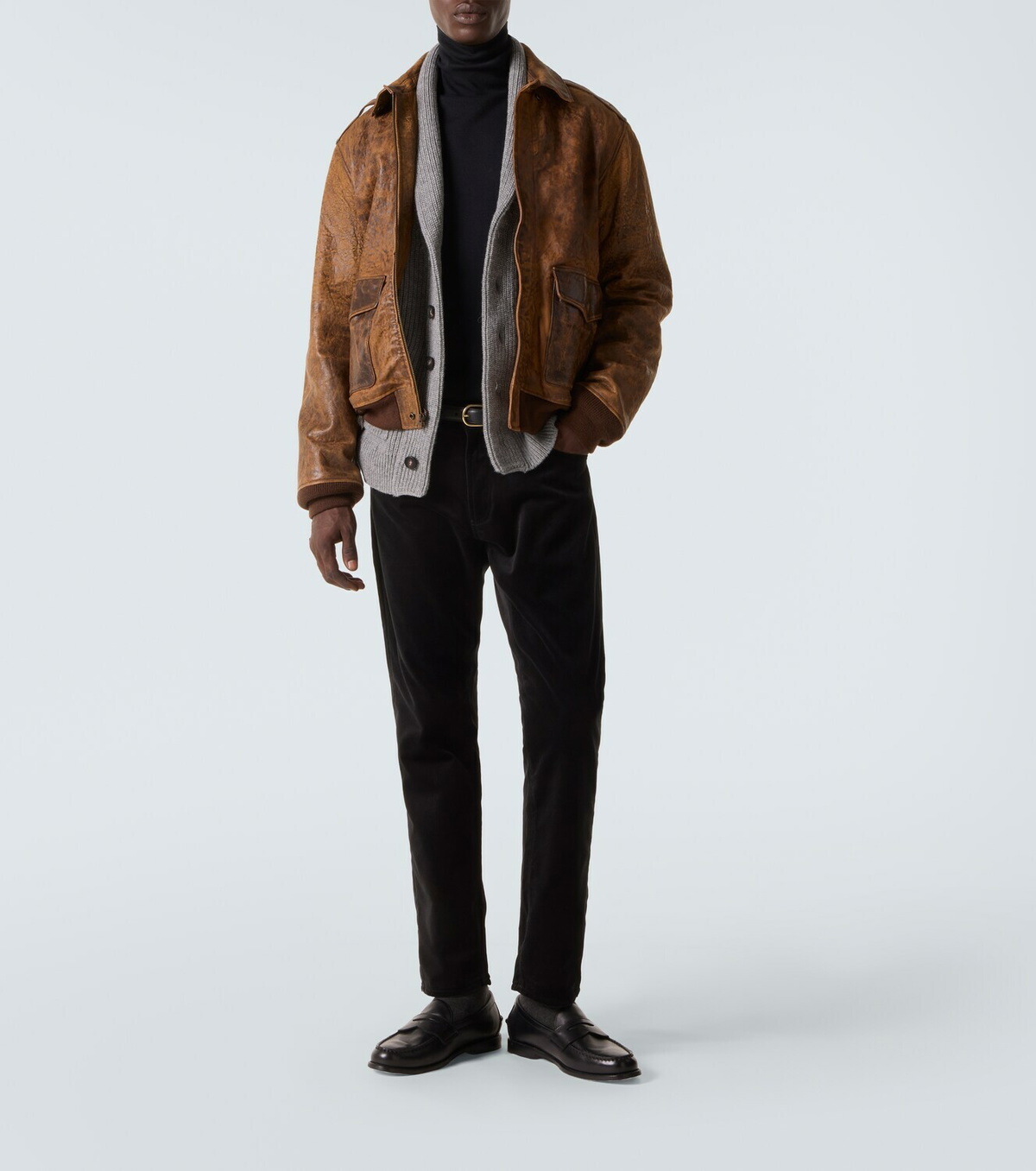 Ralph Lauren Purple Label Mid-rise slim jeans
