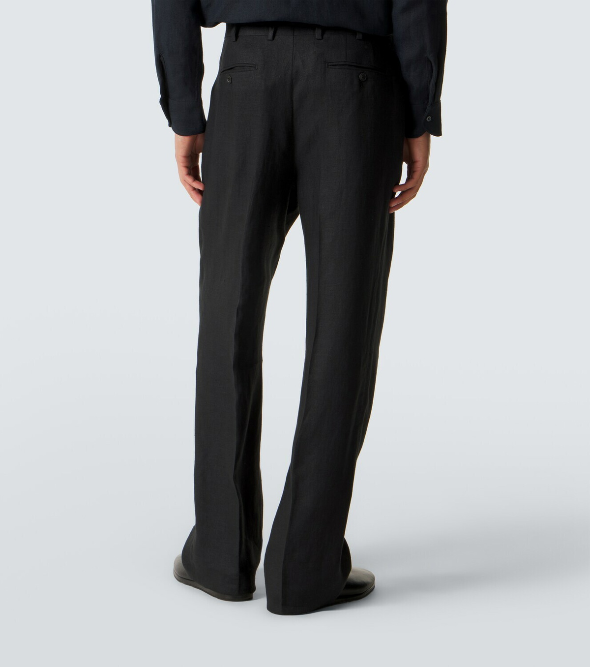 Saman Amel Double-breasted linen suit