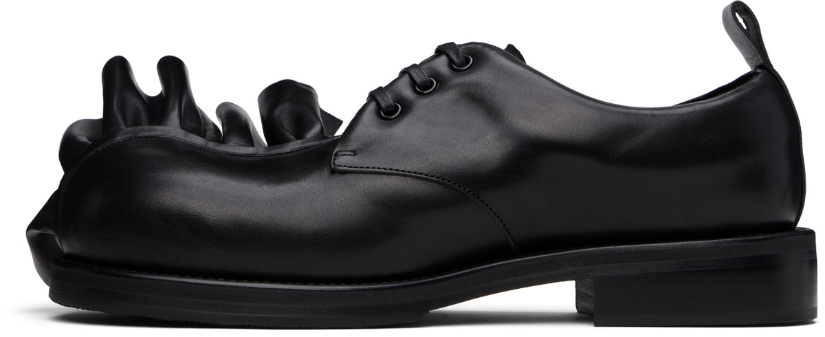 Comme des Garçons Homme Plus Black KIDS LOVE GAITE Edition Frilled Derbys
