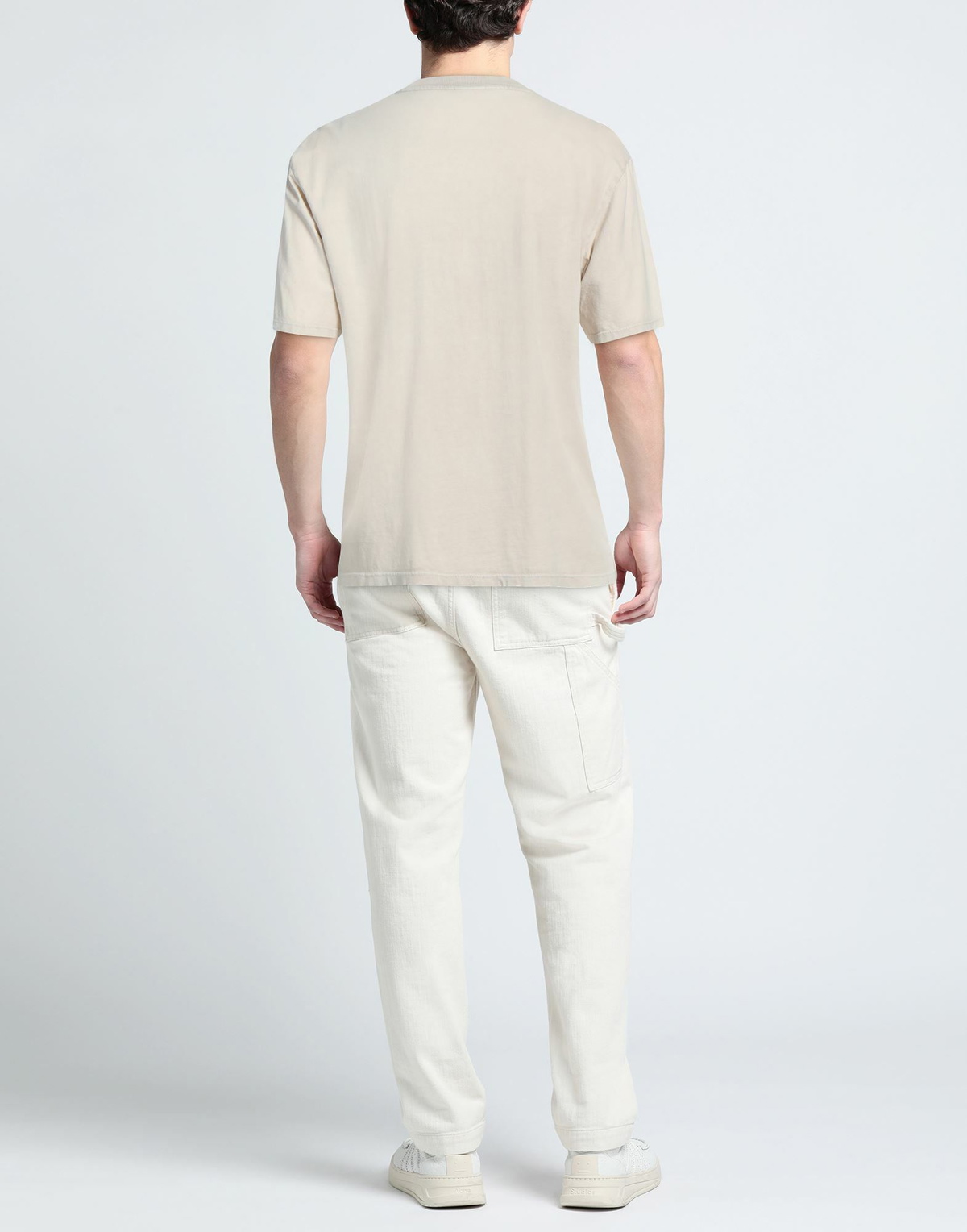 Guess Mens T-shirt in Beige