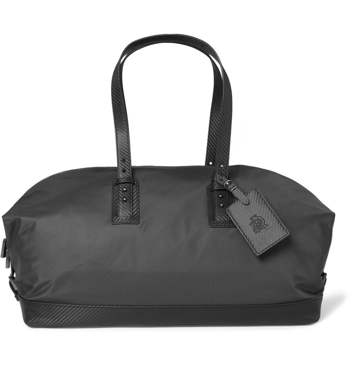 Photo: Dunhill - Lightweight Leather-Trimmed Holdall Bag - Gray