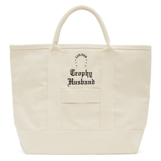 Linder Off-White Trophy Husband Tote
