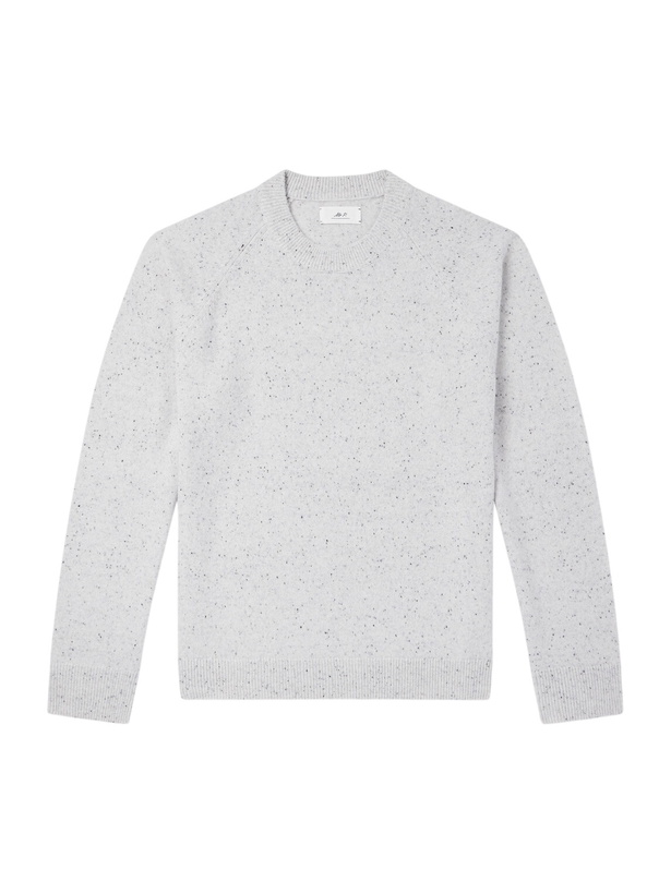 Photo: Mr P. - Donagal Cashmere Knitted Sweater - Gray