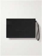 Burberry - Logo-Debossed Leather Pouch