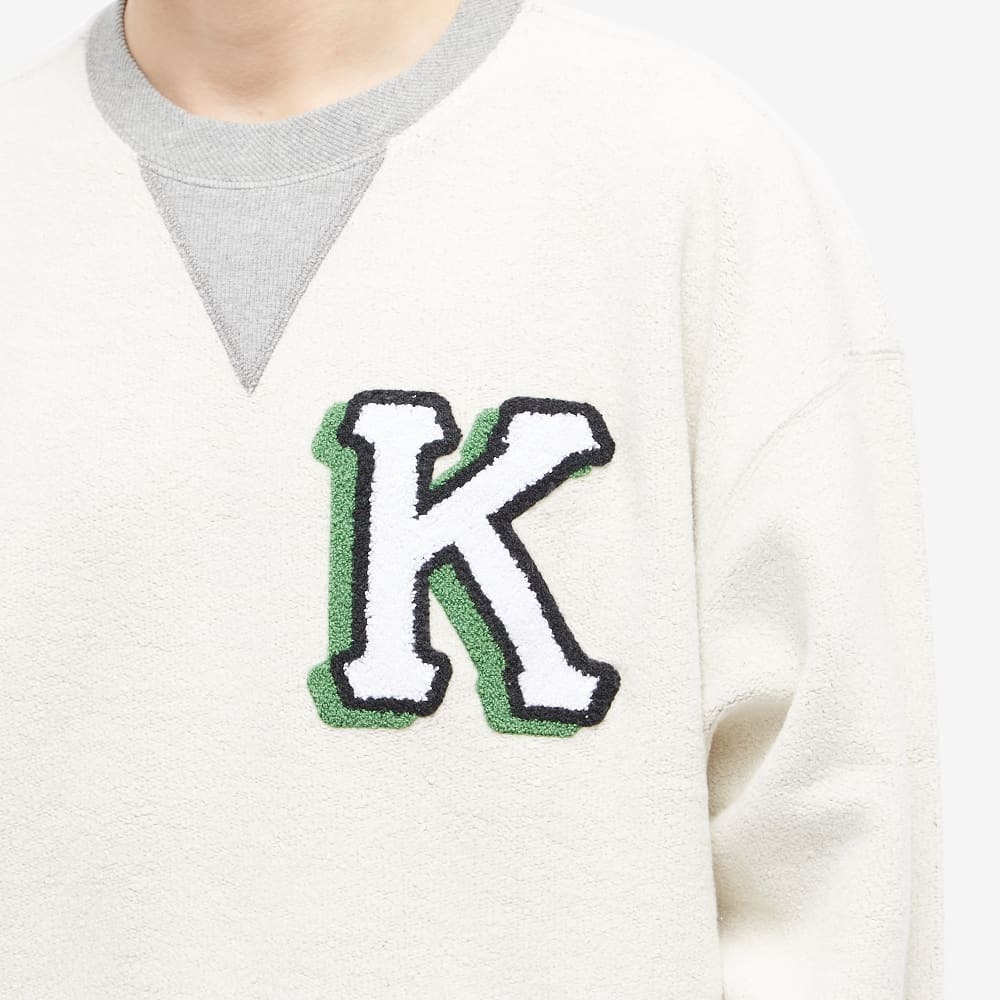 Kenzo Men's K Back Logo Crew Sweat in Pearl Grey Kenzo