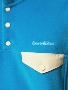 SPORTY & RICH - Serif Logo Polar Fleece Sweatshirt