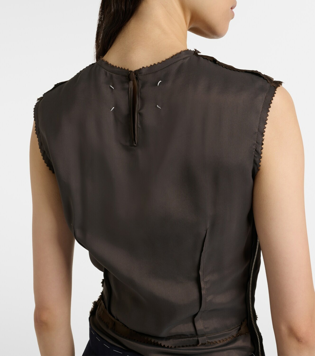 Maison Margiela Twill midi dress
