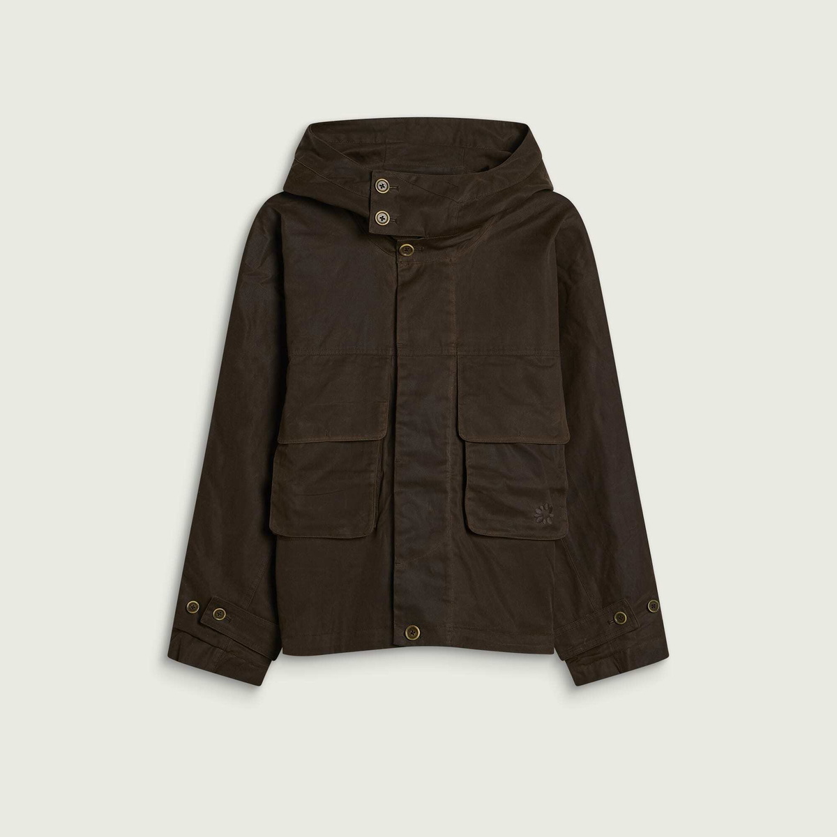 Gander Men's Waxed Peveril Jacket in Chocolate