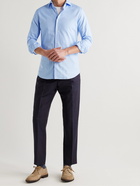 Incotex - Cotton Oxford Shirt - Blue