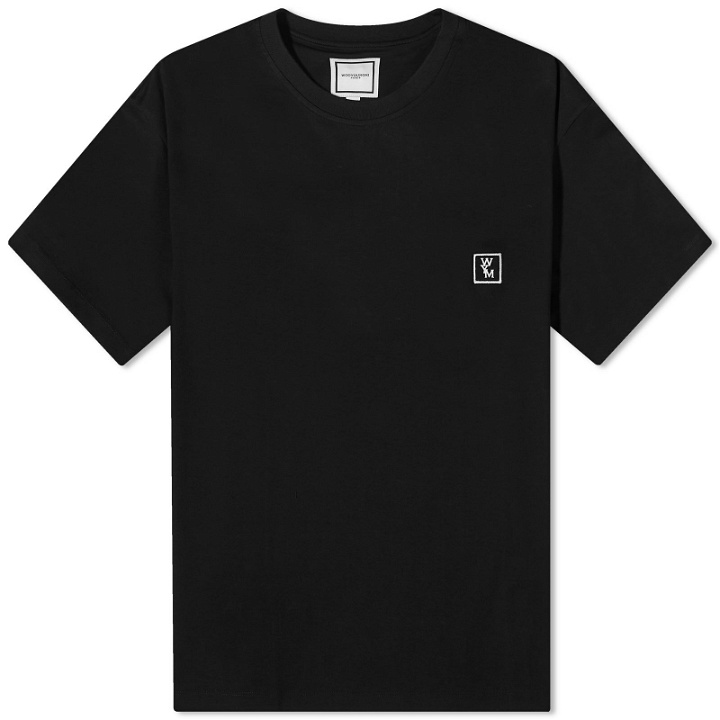 Photo: Wooyoungmi Men's Seoul Back Logo Graphic T-Shirt in Black