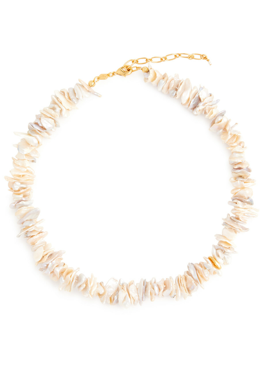Anni LU Pearl Power 18kt Gold-plated Necklace - White - One Size