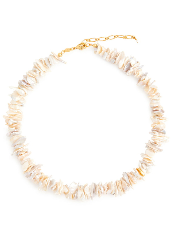 Photo: Anni LU Pearl Power 18kt Gold-plated Necklace - White - One Size