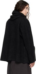 Lauren Manoogian Black Double Face Coat