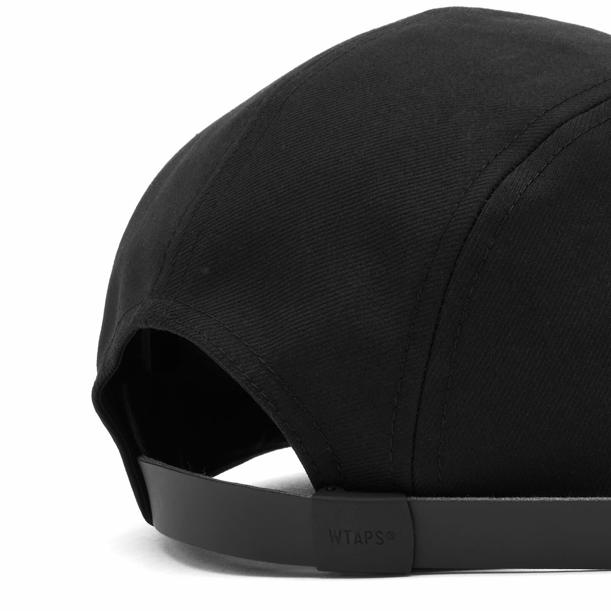 WTAPS Men's 08 Label 5 Panel Cap in Black WTAPS