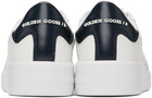 Golden Goose White & Navy Purestar Sneakers