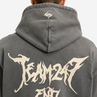 END. x Represent Men's 'Platinum' Oversized Hoodie in Washed Grey