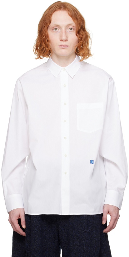 Photo: ADER error White Button Long Sleeve Shirt