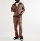 Needles - Logo-Embroidered Houndstooth Jacquard Track Jacket - Brown