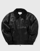 Calvin Klein Jeans LS FAUX LEATHER SHERPA COLLAR BO Black Mens Bomber Jacket