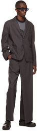 Labrum Gray Cotton Blazer