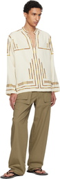 Isabel Marant Khaki Ezio Trousers