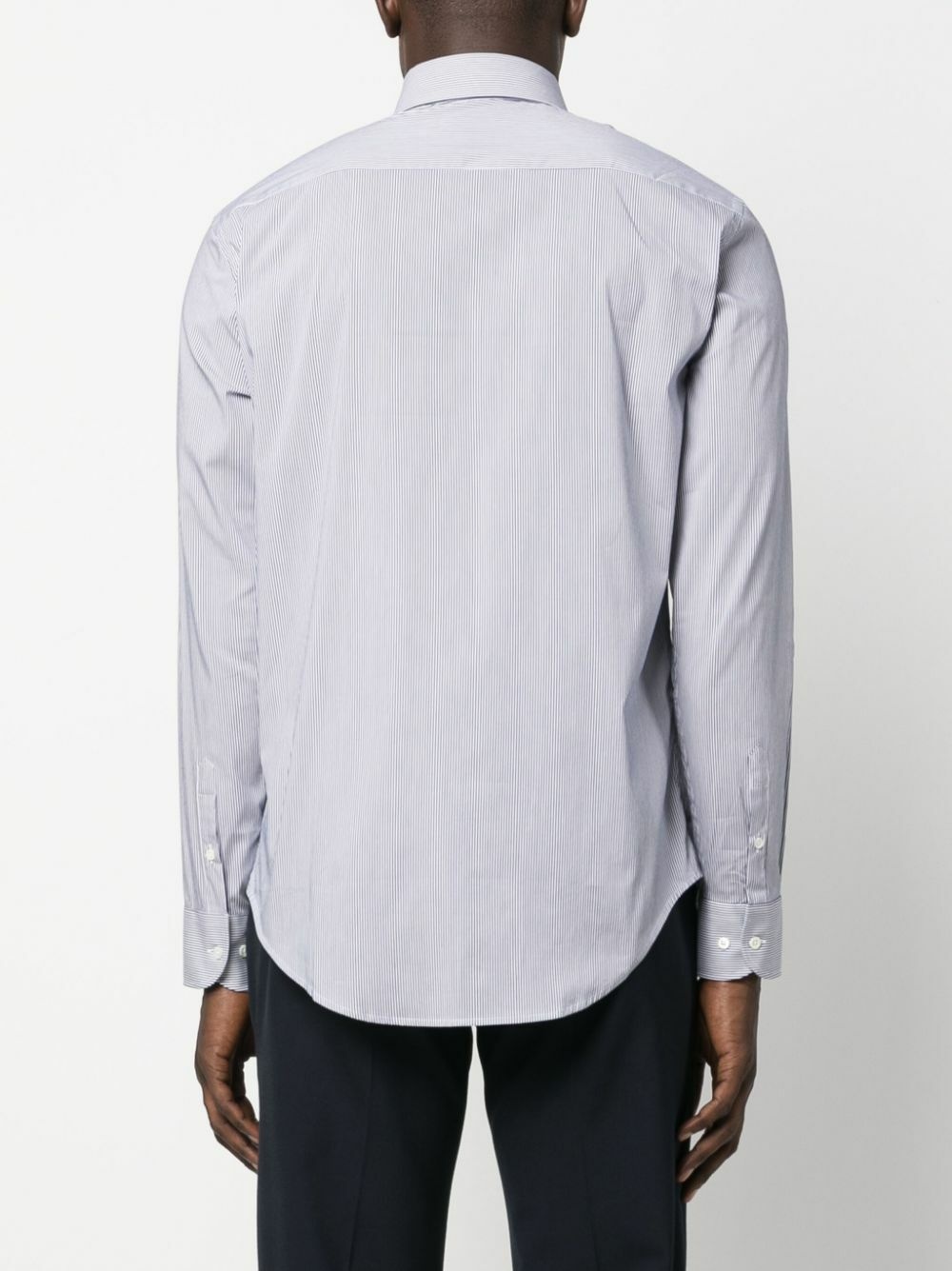 EMPORIO ARMANI - Striped Cotton Shirt