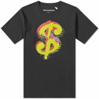Maharishi Men's Maha Warhol Dollar Sign T-Shirt in Black