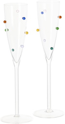 Maison Balzac Multicolor Pomponette Flutes Set