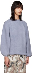 Isa Boulder SSENSE Exclusive Blue Towel Sweatshirt