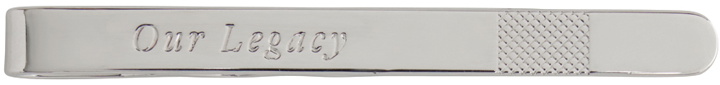 Photo: Our Legacy Silver Engraved Tie Bar