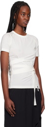 Y-3 White Wrap T-shirt