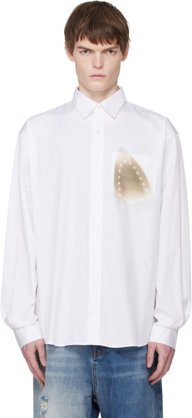 Photo: VETEMENTS White Well Ironed Classic Shirt