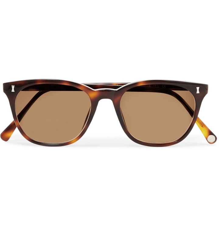 Photo: Cubitts - Somers D-Frame Tortoiseshell Acetate Sunglasses - Tortoiseshell
