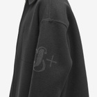Jil Sander+ Men's Jil Sander Plus Zip Through Wool Jacket in Black