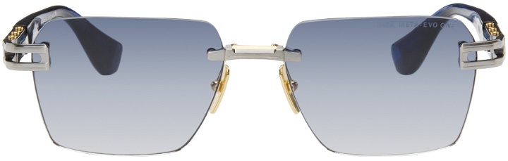 Photo: Dita Silver & Blue Meta-Evo One Sunglasses