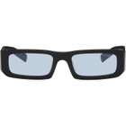 Prada Eyewear Black Rectangular Sunglasses