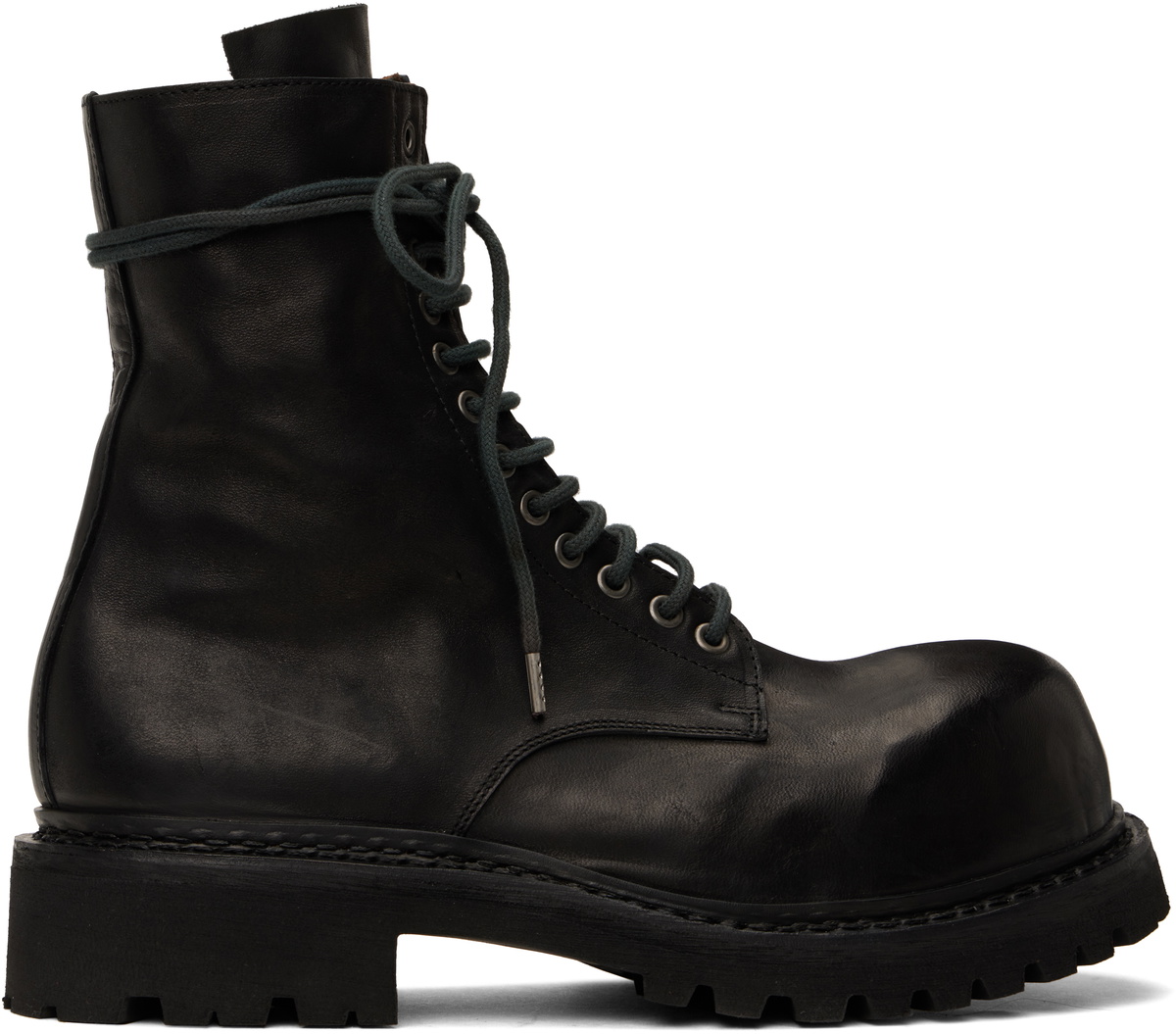 A Diciannoveventitre Black Prisma Combat Boots