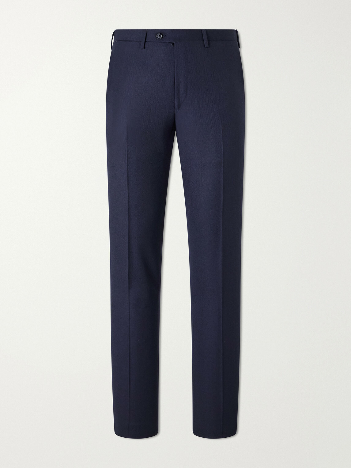 Kiton - Straight-Leg Virgin Wool Suit Trousers - Blue