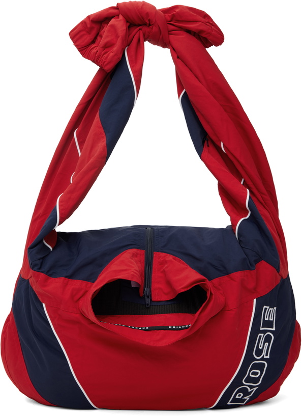 Photo: Martine Rose Red & Navy Track Jacket Tote