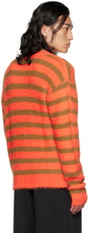 Andersson Bell Orange & Brown Stripe Sweater