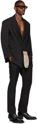 Mr. Saturday Black Classic Tailored Trousers