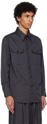 LEMAIRE Black Flap Pockets Shirt