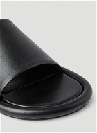 Bumper Flat Sandals in Black