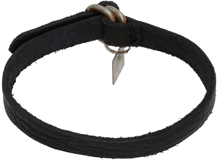 Guidi Black Leather Bracelet Guidi